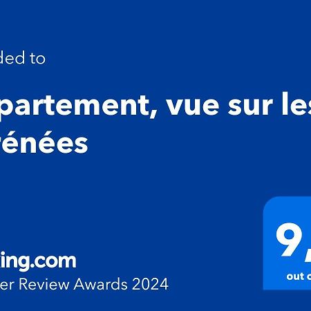 Appartement, Vue Sur Les Pyrenees Pouillon Exterior foto
